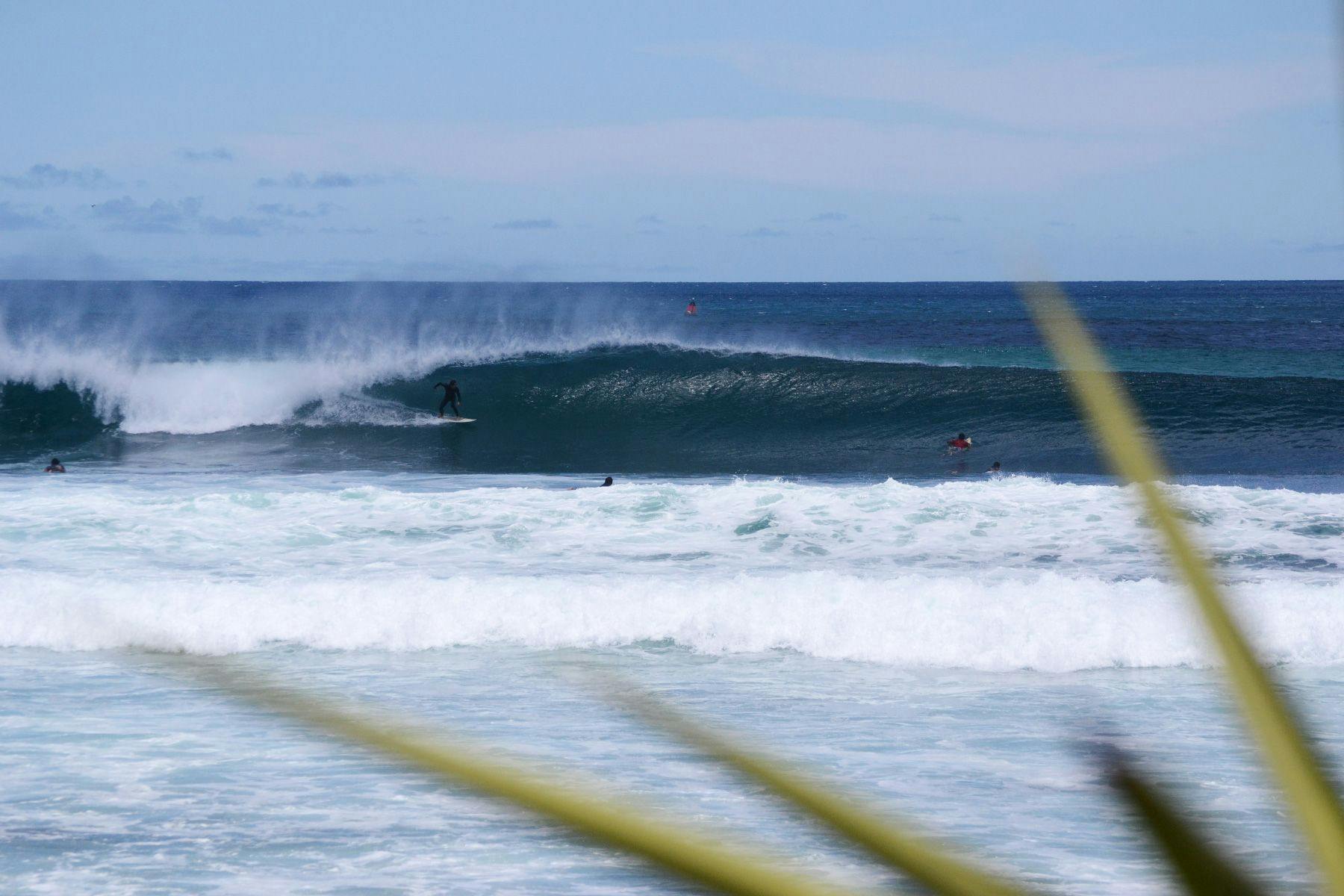 Fede Idrovo in the barrel at Cañon. Photo: Angel Ortiz