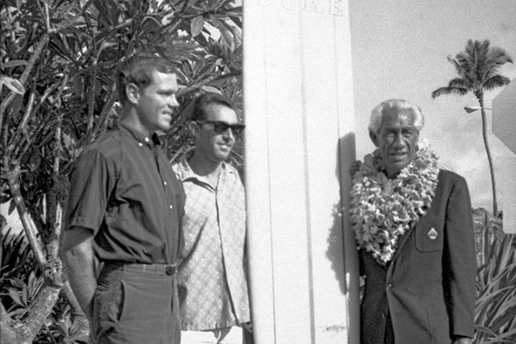 phil edwards, dick metz, and duke kahanamoku