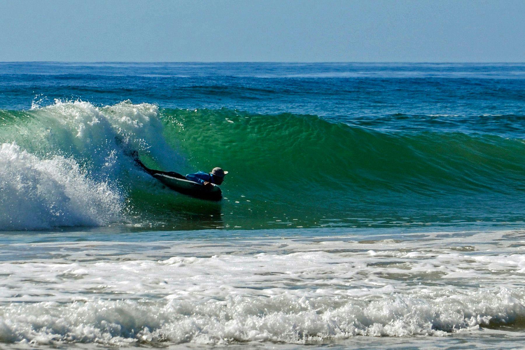 Warren Pfeiffer setting his line in Australia. Photographed by Eliza Pfeiffer.