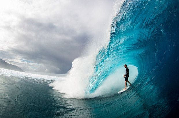 jon jon florence standing in a barrel cover image of view from a blue moon