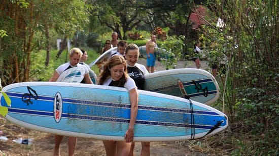 Surf Simply technical surf coaching resort, Guiones, Nosara, Costa Rica