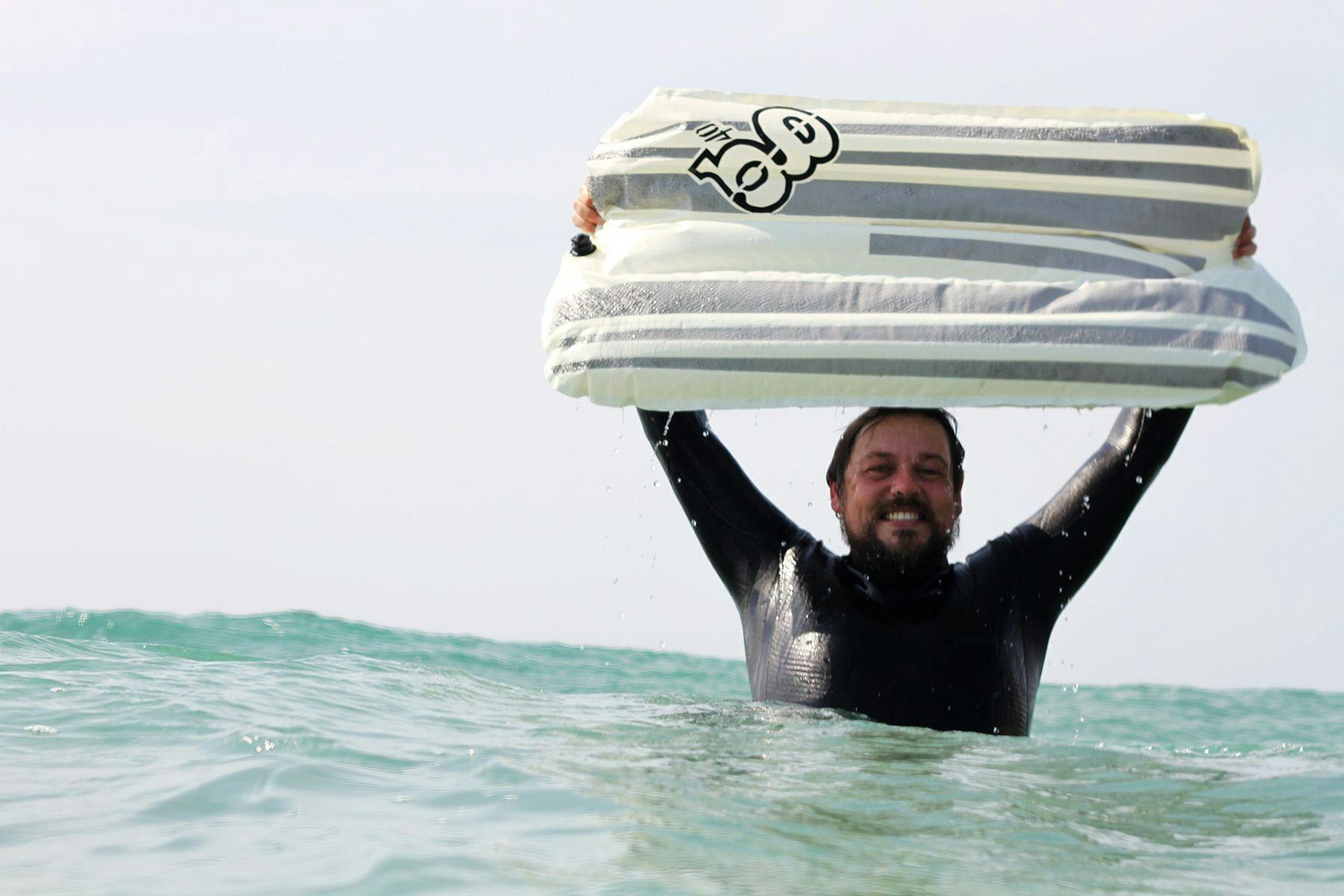 Graeme Webster of G-Mat Custom Surfmats. Photographed by Mat Arney.